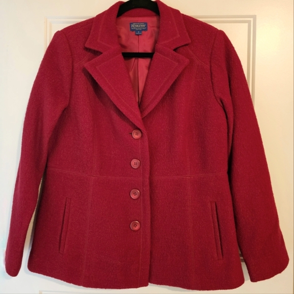 Pendleton Women's Boiled Wool Peacoat sz small - Picture 6 of 7